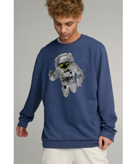 Sweatshirt men's OVERSIZE /no flis/