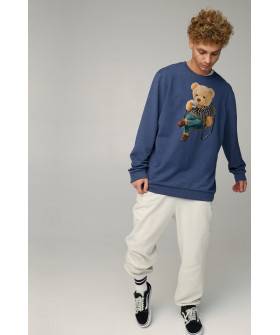 Світшот чоловічий OVERSIZE /no flis/