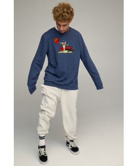 Sweatshirt men's OVERSIZE /no flis/