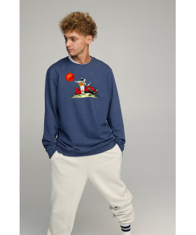 Sweatshirt men's OVERSIZE /no flis/