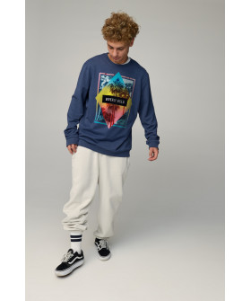 Sweatshirt men's OVERSIZE /no flis/