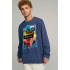 Sweatshirt men's OVERSIZE /no flis/