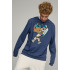 Sweatshirt men's OVERSIZE /no flis/