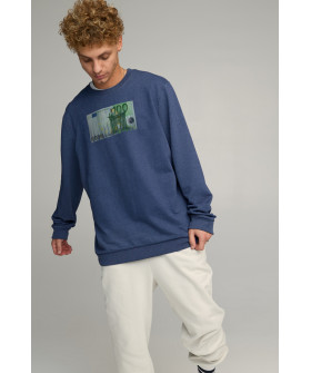 Sweatshirt men's OVERSIZE /no flis/