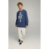 Sweatshirt men's OVERSIZE /no flis/