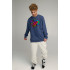 Sweatshirt men's OVERSIZE /no flis/