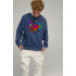 Sweatshirt men's OVERSIZE /no flis/