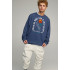 Sweatshirt men's OVERSIZE /no flis/