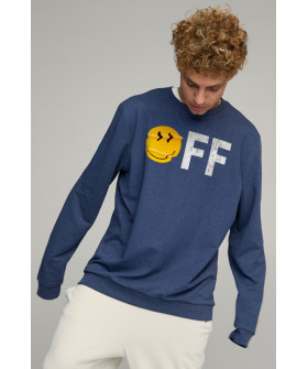 Sweatshirt men's OVERSIZE /no flis/