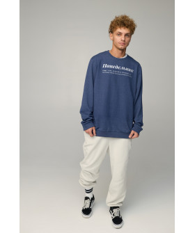 Sweatshirt men's OVERSIZE /no flis/