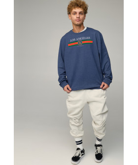 Sweatshirt men's OVERSIZE /no flis/