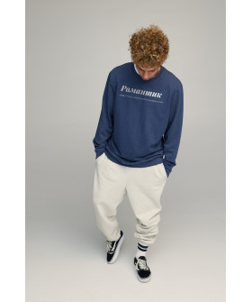 Sweatshirt men's OVERSIZE /no flis/