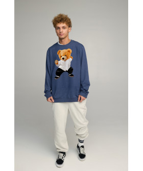 Sweatshirt men's OVERSIZE /no flis/