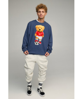 Sweatshirt men's OVERSIZE /no flis/