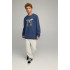 Sweatshirt men's OVERSIZE /no flis/