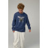 Sweatshirt men's OVERSIZE /no flis/