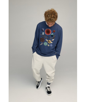 Свитшот мужской OVERSIZE /no flis/