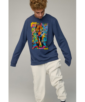 Sweatshirt men's OVERSIZE /no flis/