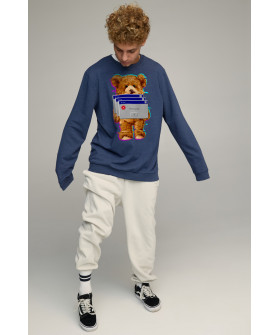 Свитшот мужской OVERSIZE /no flis/