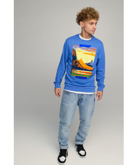 Свитшот мужской BASIC /no flis/