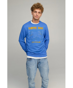 Men's sweatshirt BASIC /no flis/