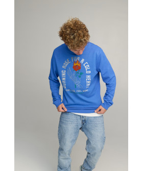 Men's sweatshirt BASIC /no flis/