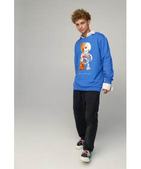 Sweatshirt men's OVERSIZE /no flis/