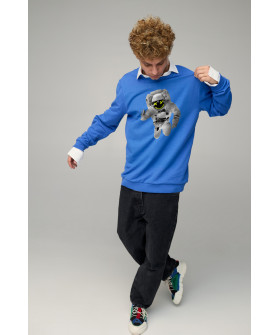 Світшот чоловічий OVERSIZE /no flis/