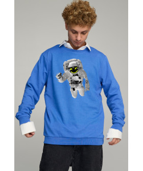 Sweatshirt men's OVERSIZE /no flis/