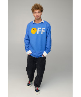 Sweatshirt men's OVERSIZE /no flis/