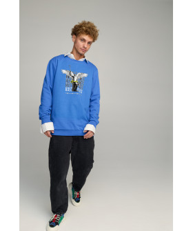 Свитшот мужской OVERSIZE /no flis/