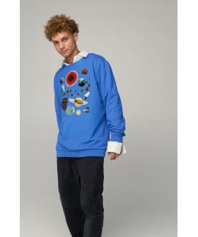 Sweatshirt men's OVERSIZE /no flis/