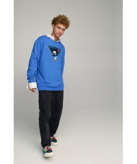 Sweatshirt men's OVERSIZE /no flis/