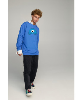 Sweatshirt men's OVERSIZE /no flis/