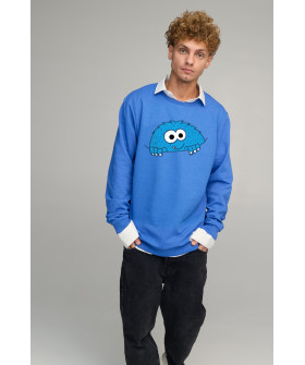 Sweatshirt men's OVERSIZE /no flis/