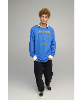 Sweatshirt men's OVERSIZE /no flis/