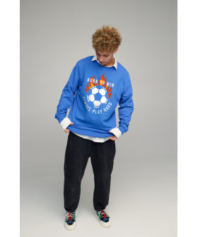 Світшот чоловічий OVERSIZE /no flis/