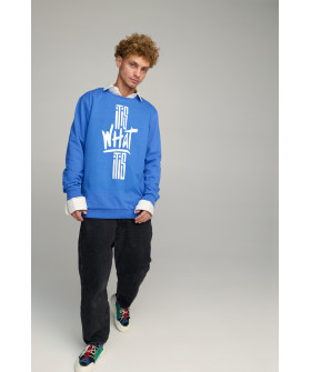 Свитшот мужской OVERSIZE /no flis/