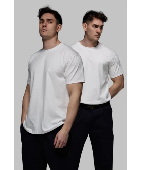 Aspirine pack men's T-shirt set white 2pcs