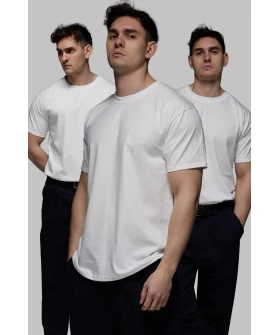 Aspirine pack men's T-shirt set white 3pcs